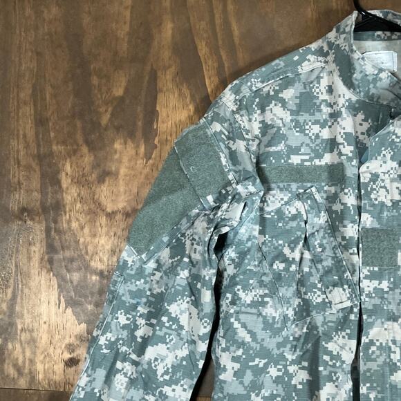 Army Combat Mens Coat ACU Green Camouflage UCP Uniform Digicam Small Long - Picture 4 of 13